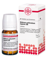  STIBIUM SULFURATUM NIGRUM D 6 Tabletten