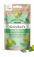 GRETHERS vegan Fresh Breath mint & sage Pastillen